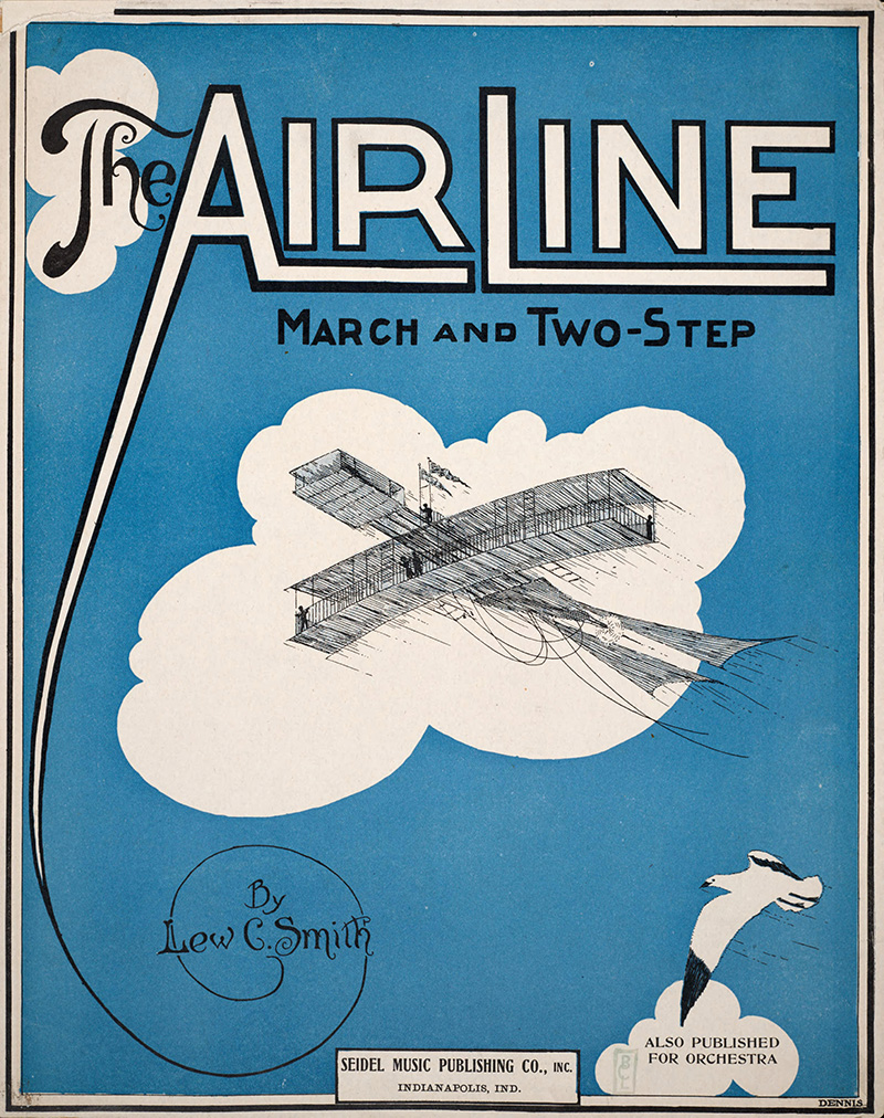 Illustration for article titled 30 Hundred-Year-Old Sheet Music Covers Celebrating the Joy and Thrill of Flight